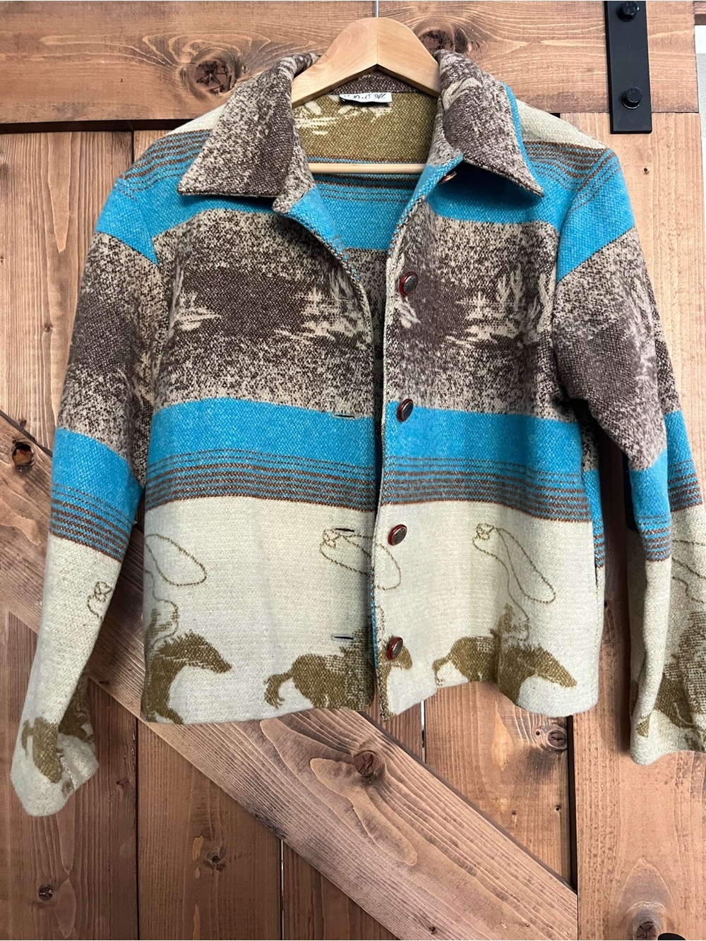 Vintage Western Cowboy Roping Jacket | M